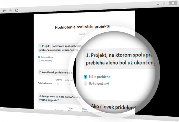 Hodnotenie realizácie projektu