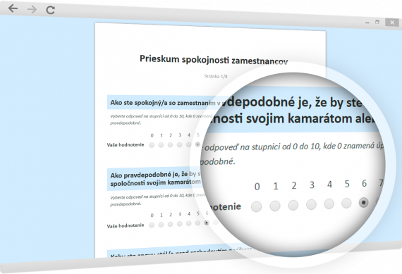 Prieskum spokojnosti zamestnancov